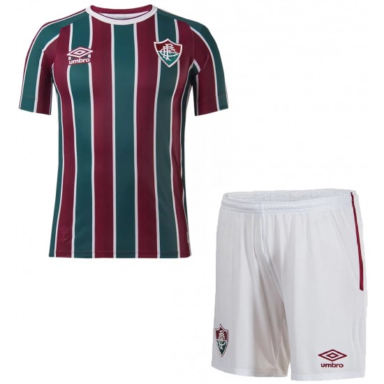 Camisola Fluminense Criança Equipamento Primeiro 2021-2022 Manga Curta